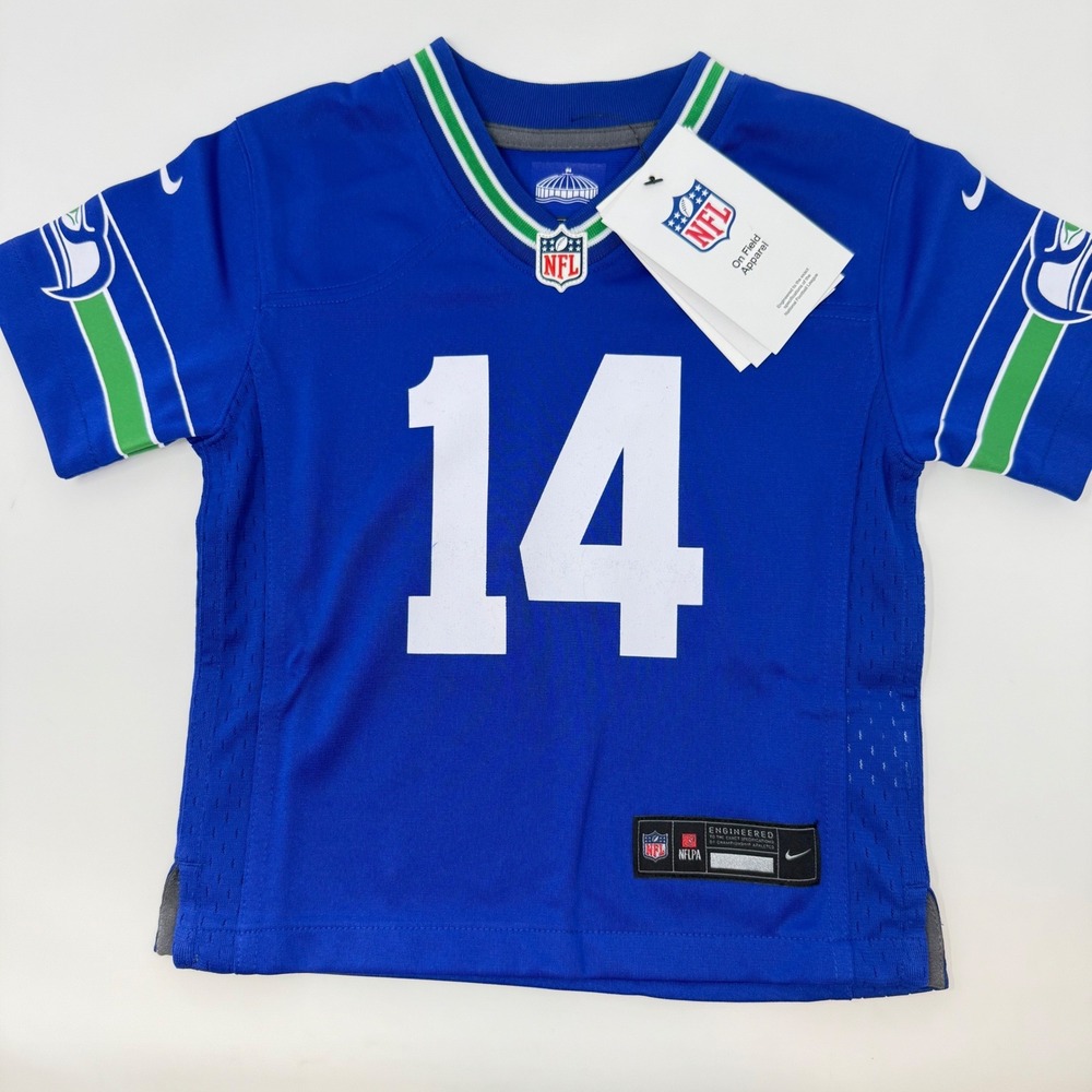 Nike NFL Seattle Seahawks DK Metcalf 14 Jersey Royal‎ Blue Toddler 24M NEW